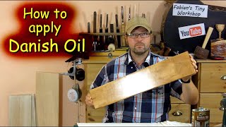 How to apply Danish Oil [upl. by Alphonso]