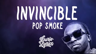 quotINVINCIBLEquot  Pop Smoke  Lyrics  Dario Lyrics [upl. by Rowan]