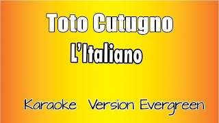 Toto Cutugno  L italiano versione Karaoke Academy Italia [upl. by Nylissej]