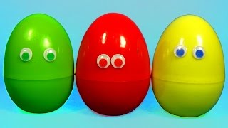 3 surprise eggs with FUNNY TOYS for BABY MymillionTV [upl. by Epp694]