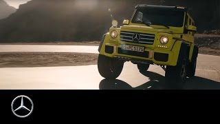 MercedesBenz G500 4x4² Expecting the new show car G 500 4x4² [upl. by Asseralc]