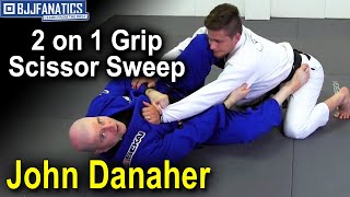 2 on 1 Grip Scissor Sweep by John Danaher [upl. by Gathard935]