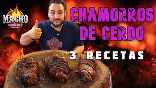 LAS MEJORES 3 FORMAS DE HACER CHAMORROS DE PUERCO [upl. by Enelyaj]