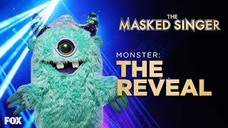 The Monster Is Revealed  Season 1 Ep 10  THE MASKED SINGER [upl. by Hussar216]