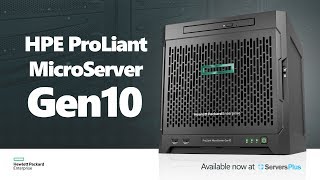 Introducing the HPE ProLiant MicroServer Gen10 [upl. by Elatia190]