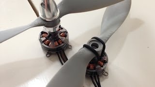 Brushless outrunner motor upgrade from prop saver to prop adaptor [upl. by Nnairam526]