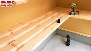 【DIY】コスパ最強？２×４で簡単に作る すのこ棚 [upl. by Dorsman]