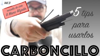 Carboncillo 5 tips para usarlos [upl. by Esilahc942]