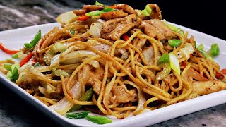 Chicken Lo Mein Recipe  Easy delicious and Healthier [upl. by Sineray28]