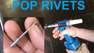 Blind Rivet Removal amp Installation [upl. by Eidaj]