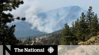 Dry forests and high heats threaten Kamloops BC [upl. by Therron184]