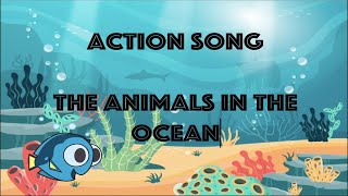 Action Song Animals in the Ocean Music amp Movement Activity [upl. by Trinatte]