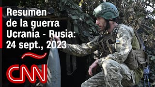 Resumen en video de la guerra Ucrania  Rusia 24 de septiembre de 2023 [upl. by Aiehtela]