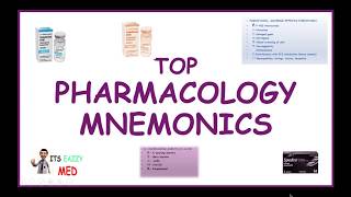 Best Pharmacology Mnemonics [upl. by Armahs]