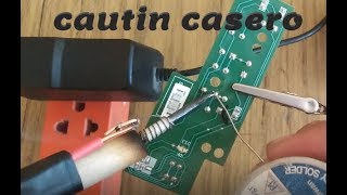 como hacer cautin soldador casero de 5V [upl. by Ajiam]