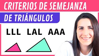 CRITERIOS de SEMEJANZA de Triángulos 📐 [upl. by Joni570]