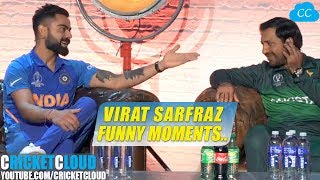 Virat Kohli Sarfraz Funny Moment at World Cup 2019 Press Conference [upl. by Ainivad840]