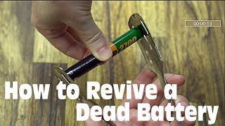 How to Revive a Dead AAAAA Battery [upl. by Salguod161]