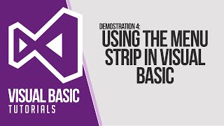 VB Tutorials Using Menu Strip in Visual Basic [upl. by Uaerraj87]