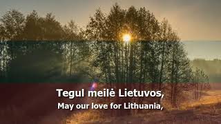 National Anthem of Lithuania  quotTautiška Giesmėquot [upl. by Kurtzman]