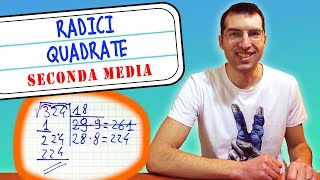 Radice quadrata cosa significa e come si calcola  Seconda Media Tutorial per genitori [upl. by Dnamra]