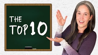 English Words – The Top 10 – Pronunciation Guide – Learn English American English [upl. by Burlie]