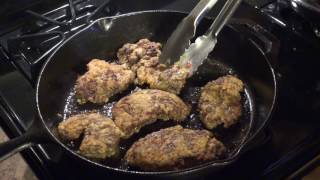 Country Fried Venison Steak with Gravy Recipe [upl. by Neelyt]