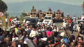 Mandela arrives in Qunu [upl. by Hesoj]