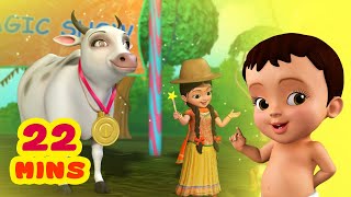 Gaay Kehti Hai  Domestic Animal Sounds Song  Hindi Rhymes for Children  Infobells [upl. by Heddie328]