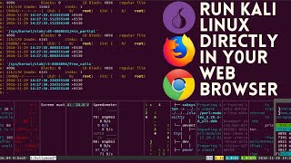 Run Kali Linux Directly In Your Web Browser [upl. by Naejeillib799]