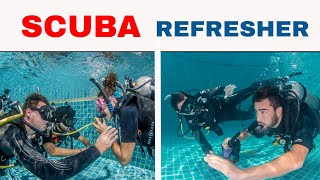 Scuba Refresher Course 🤿 All Diving Skills [upl. by Eulalia]