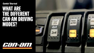 What are the different CanAm Driving Modes [upl. by Adnalra846]