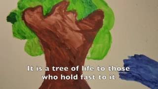 It is a Tree of Life  Etz Chayim Hi Jewish song for kids [upl. by Noonberg]