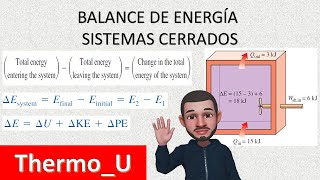 8 TERMODINAMICA  Balance de Energía en Sistemas Cerrados [upl. by Namlak]