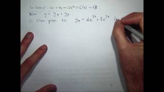 Nonhomogeneous 2ndorder differential equations [upl. by Duffy]