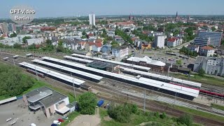 Bahnhöfe in Deutschland Rostock Hbf [upl. by Hgieloj7]