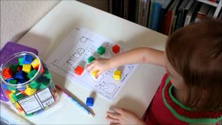 Teaching Math One to One Correspondences to Preschoolers [upl. by Dolan]