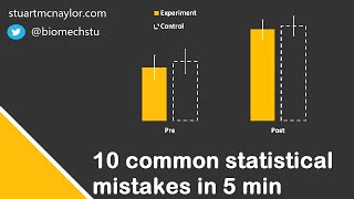 Ten Statistical Mistakes in 5 Min [upl. by Drofnats]