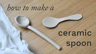 2 ways to make ceramic spoons  spoon glazing tips [upl. by Atterehs534]