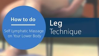 Self Lymphatic Drainage Massage for Breast Cancer Related Lymphoedema [upl. by Edrahc]