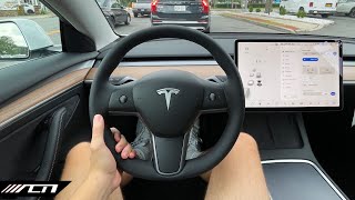 My First Tesla Experience 2021 Model 3 Long Range First Impressions and Drive [upl. by Neda]