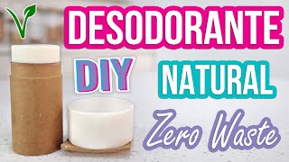 DESODORANTE NATURAL  DIY  CERO BASURA  ZERO WASTE  VEGANO  Mixi [upl. by Hymen57]