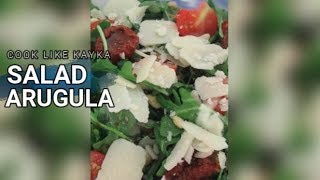 Mediterranean Diet Salad Argula 🥗 Rucola Salat  Rocket Salad  Lose Weight Without Diet II CLK [upl. by Ileray]