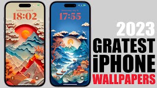 The BEST iPhone Wallpapers 2023  How To Get Them [upl. by Ahtekahs518]