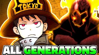 All Generations and Infernals Explained  Fire Force [upl. by Cloe187]