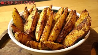 Ultimate Oven Baked Potato Wedges  One Pot Chef [upl. by Sternlight223]