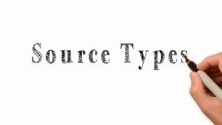 Source types [upl. by Sakmar]