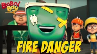 BoBoiBoy English S3EP16  Fire Danger [upl. by Hadnama]