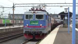 ► Tåg i  Trainspotting in Nässjö Sweden 080711 [upl. by Lener931]