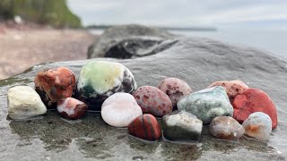 Agate Hunting at Calumet Waterworks Park [upl. by Nyret24]